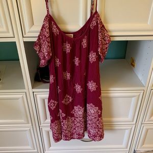 Off the shoulder sundress
